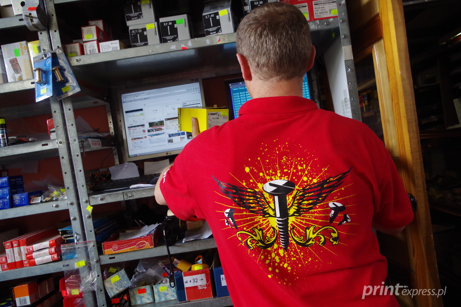 printexpress.pl koszulki firmowe dźwignia